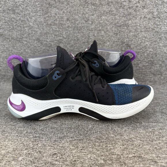 ✅Nike Joyride Run Flyknit Sneakers Women’s 10 Athletic Shoes Black/Blue/Purple - Picture 10 of 11